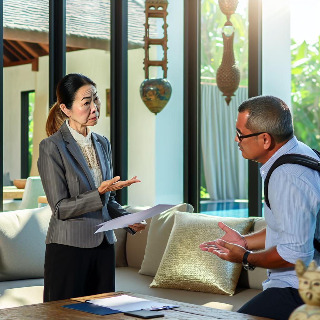 How to handle disputes with guests in a vacation rental.