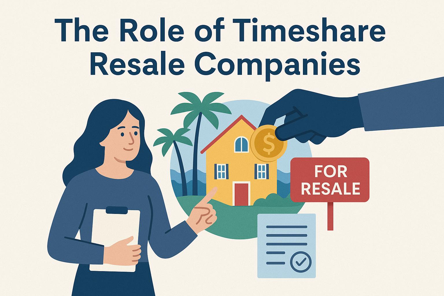The role of timeshare resale companies.