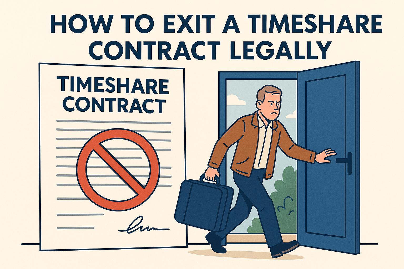 How to exit a timeshare contract legally.