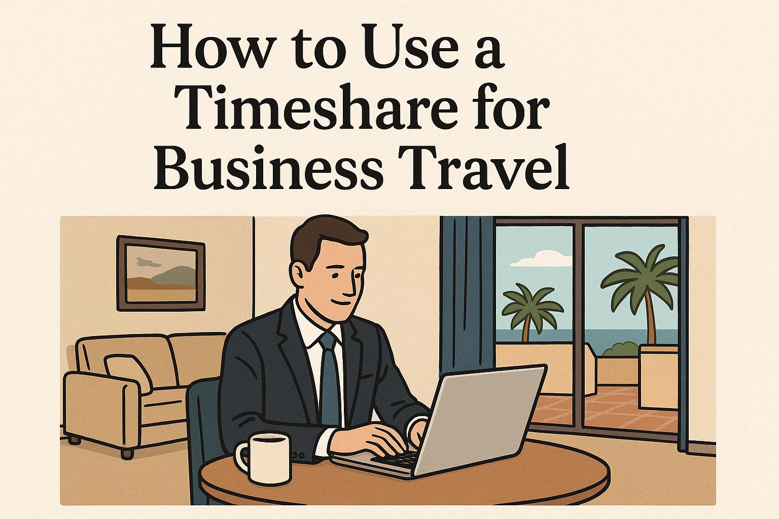How to use a timeshare for business travel.