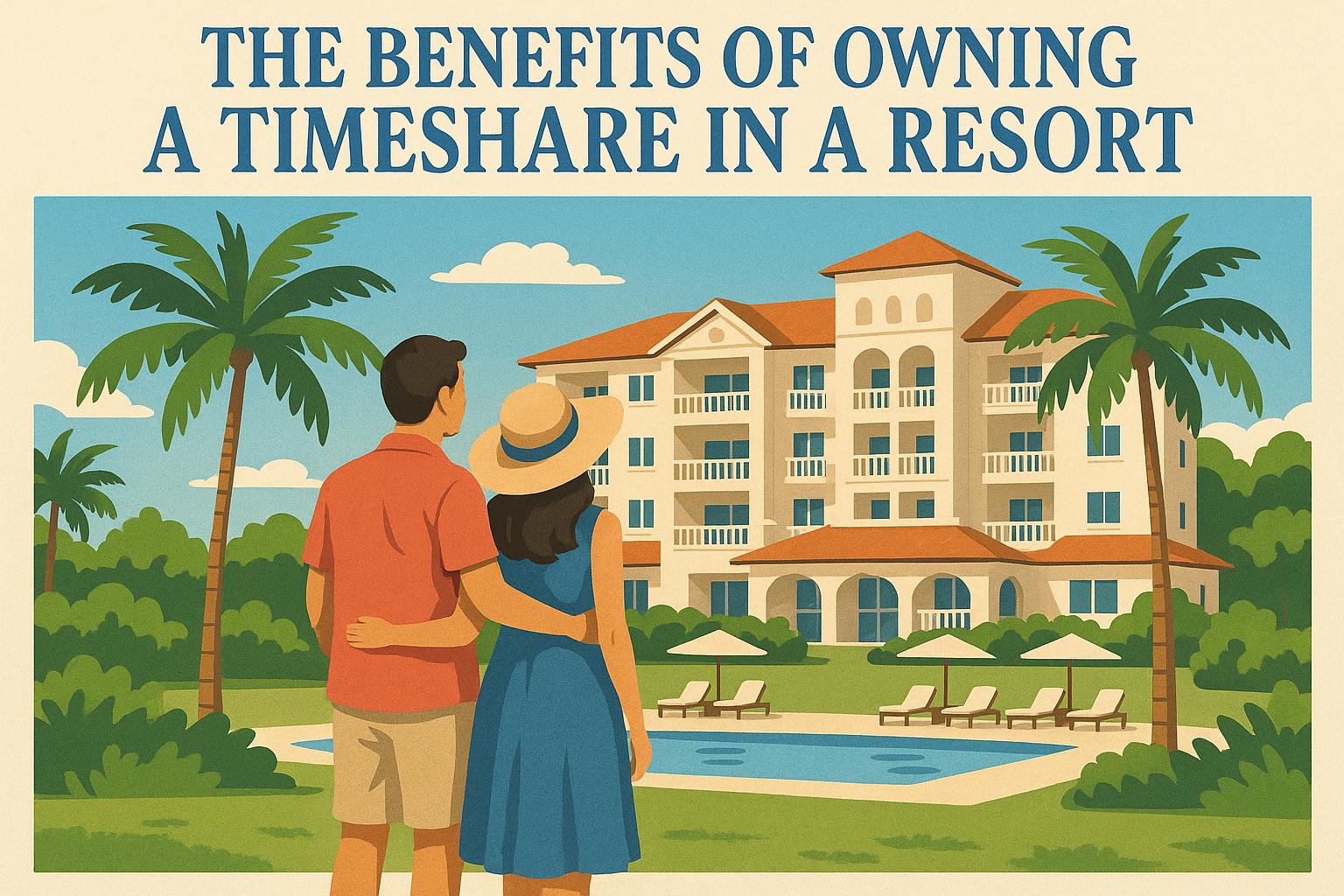 The benefits of owning a timeshare in a resort.