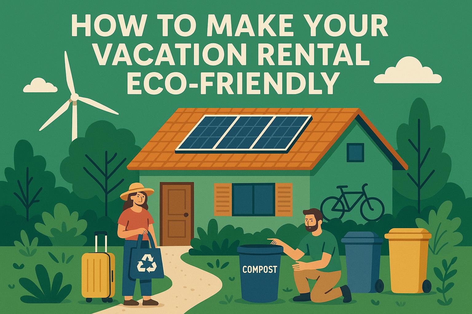 How to make your vacation rental eco-friendly.