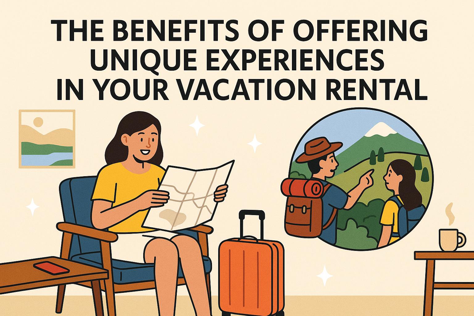 The benefits of offering unique experiences in your vacation rental.