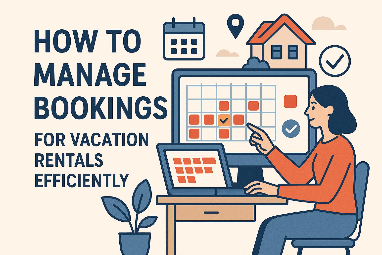 How to manage bookings for vacation rentals efficiently.