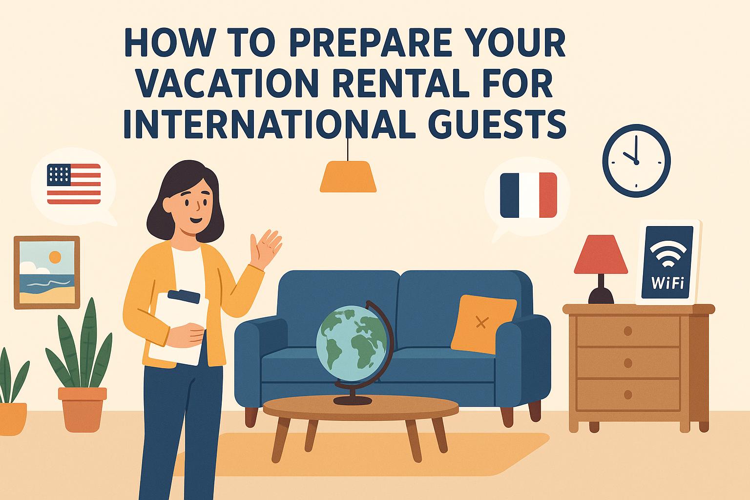 How to prepare your vacation rental for international guests.