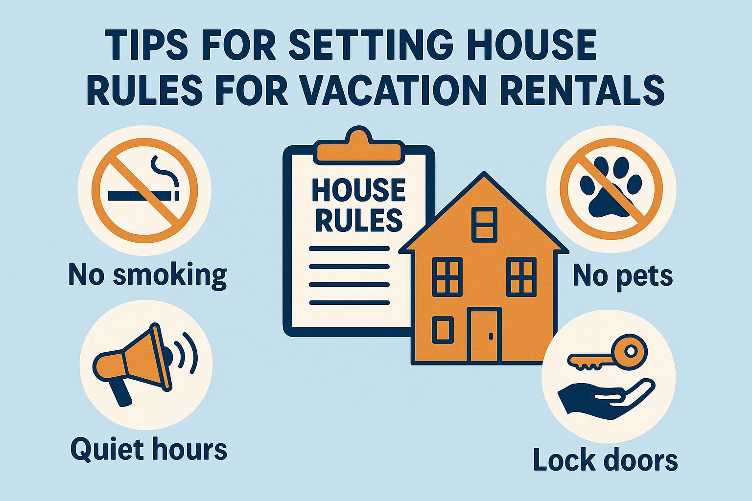 Tips for setting house rules for vacation rentals.
