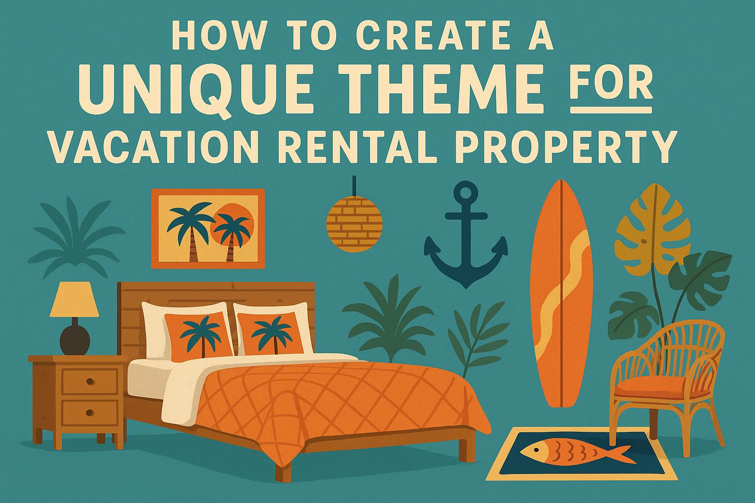 How to create a unique theme for your vacation rental property.