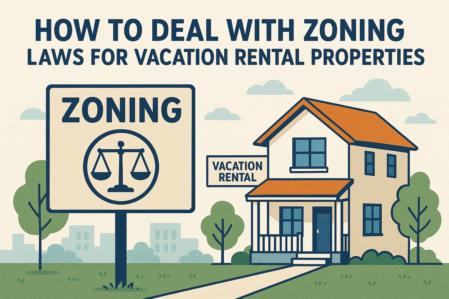 How to deal with zoning laws for vacation rental properties.