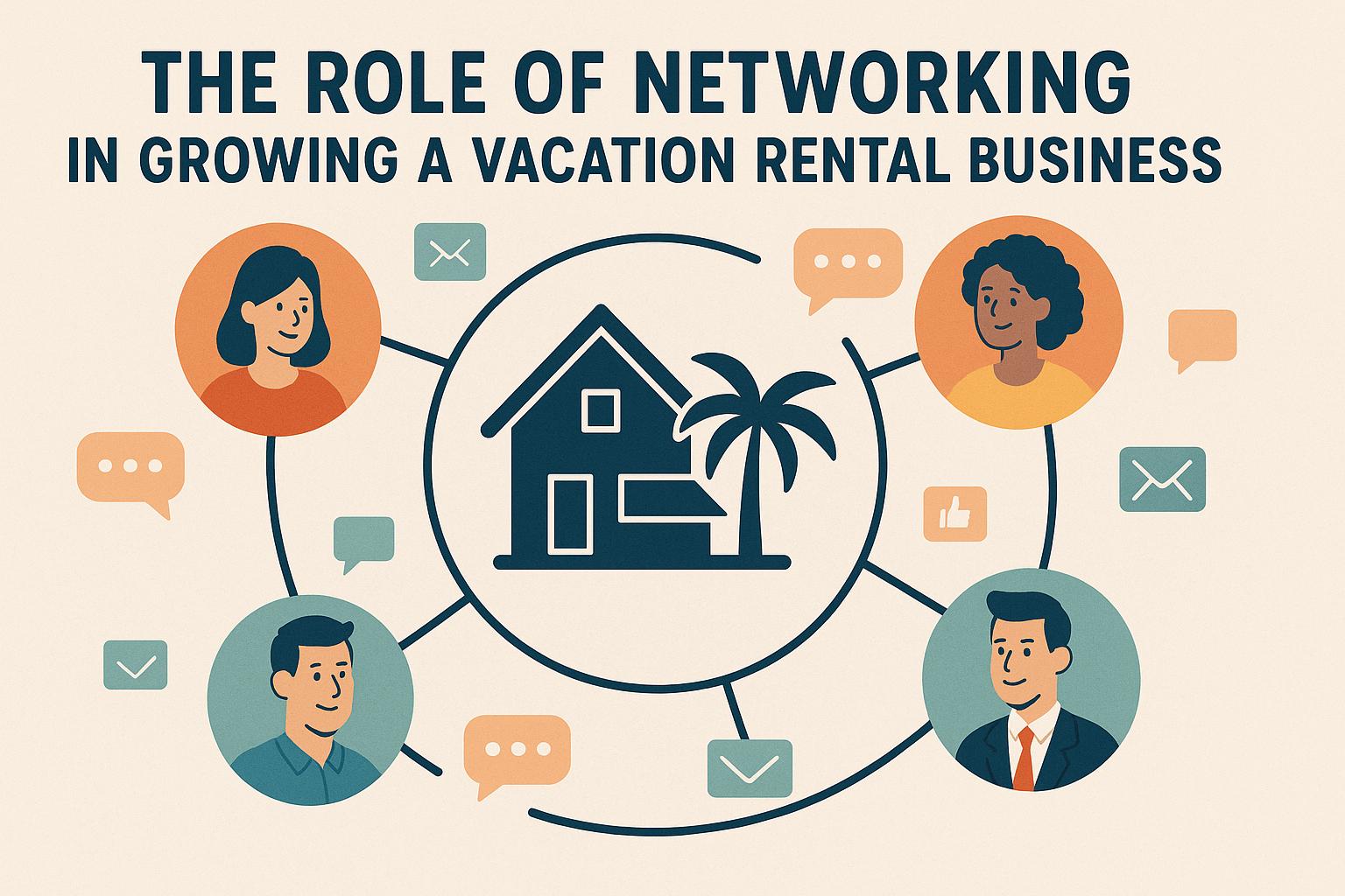 The role of networking in growing a vacation rental business.