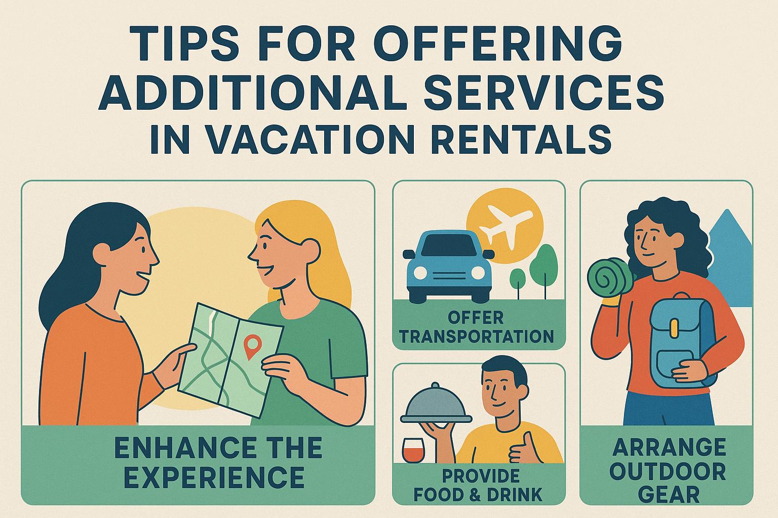 Tips for offering additional services in vacation rentals.