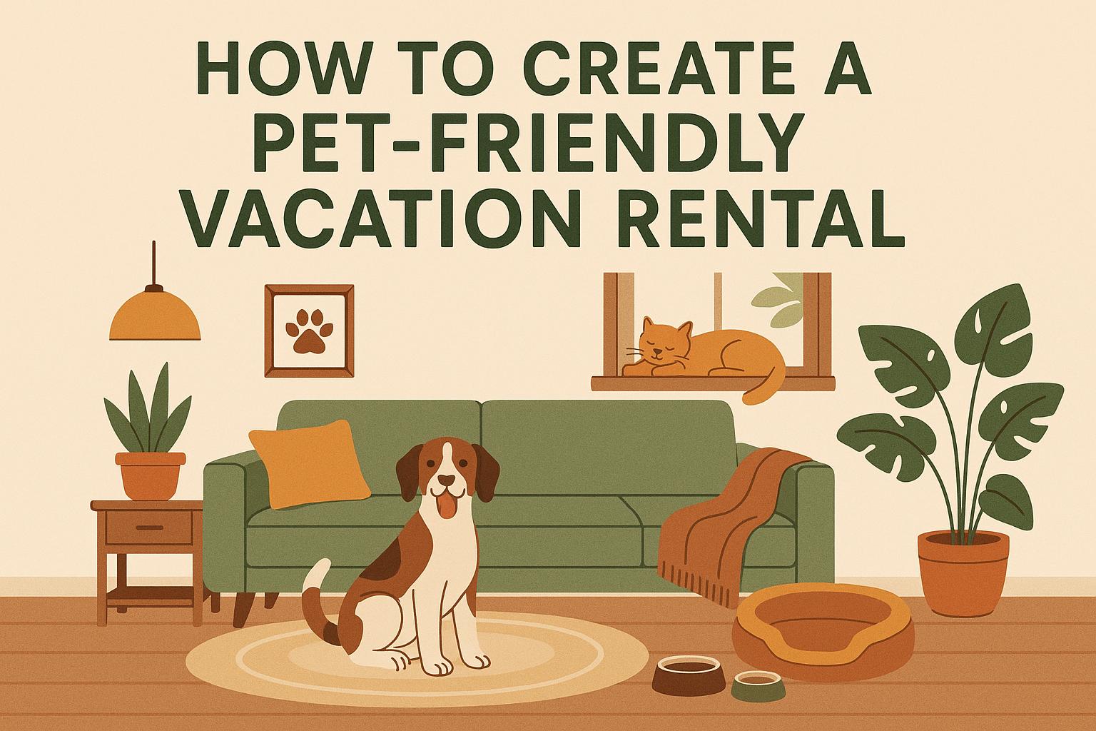 How to create a pet-friendly vacation rental.